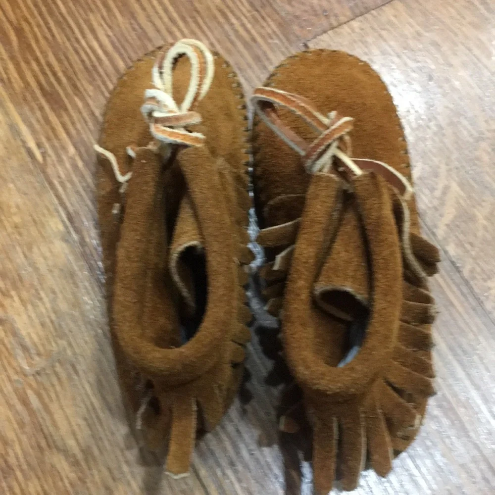 Vintage Kids Moccasin Shoes